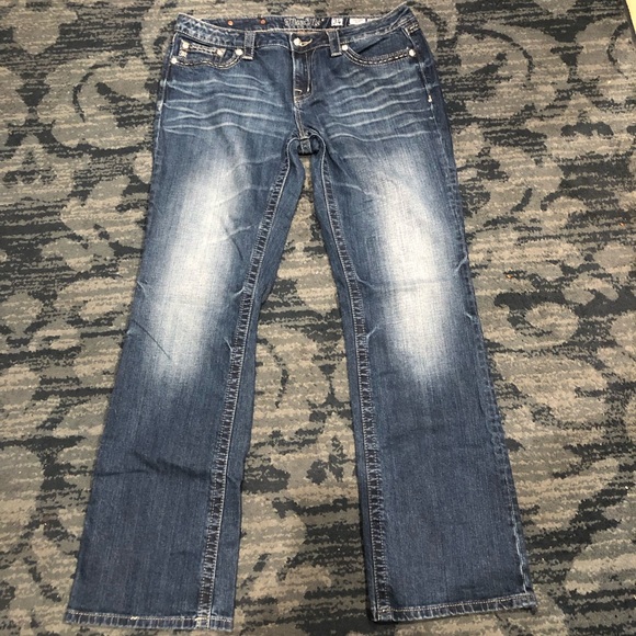 ‼️SOLD‼️ Womens Miss Me Boot Jeans Size 34 👖 - Picture 4 of 12